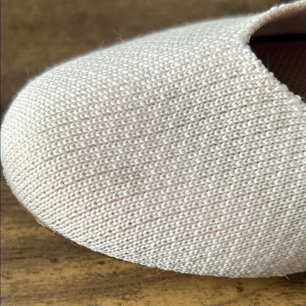 Washable pale pink Slip-On Flats